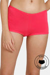 Zivame Low Rise Full Coverage Boyshorts - Rose Red — thumbnail 1